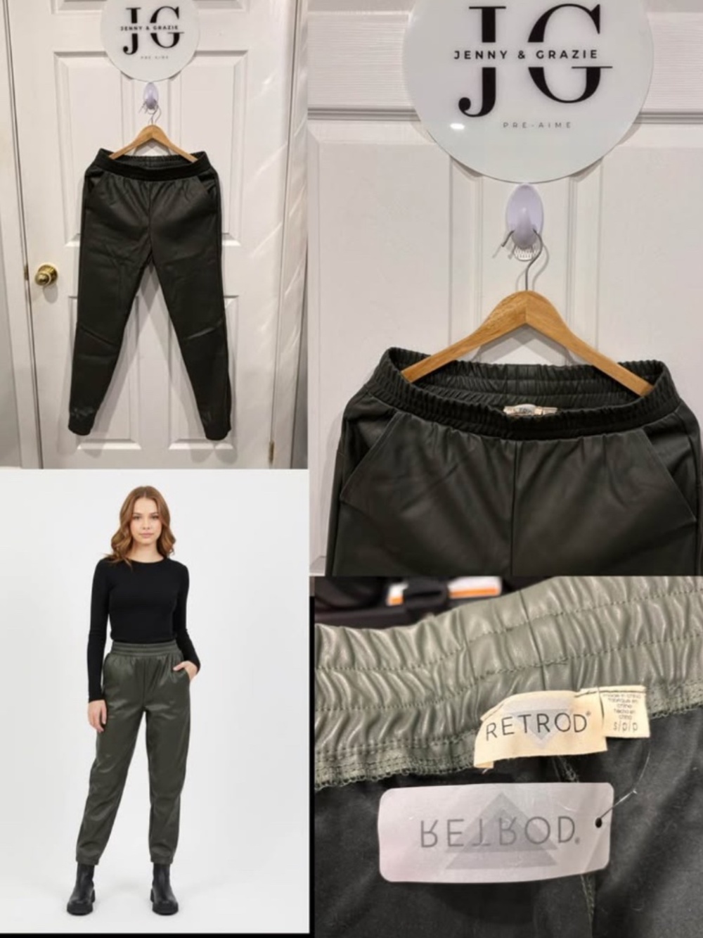 Leather pants - faux